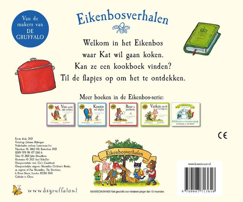 Afbeelding laden in galerijviewer, Flapjesboek: het kookboek van kat. 2+
