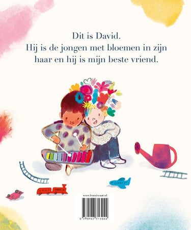 De jongen met bloemen in zijn haar. 4+