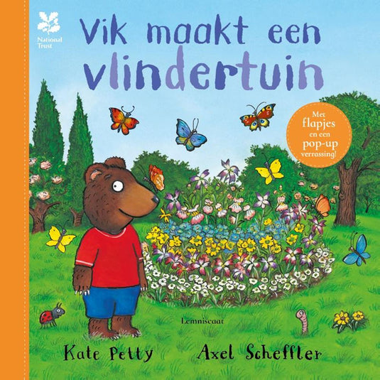 Vik maakt een vlindertuin 4+
