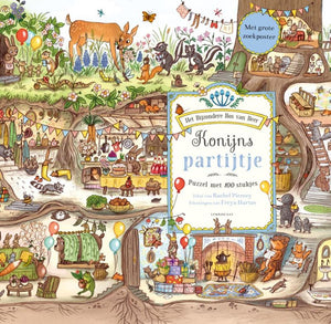 Konijns partijtje puzzel. 6+