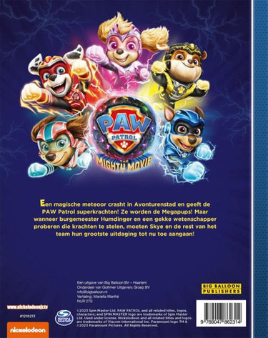 Ty paw patrol migh movie, het officië. 3+