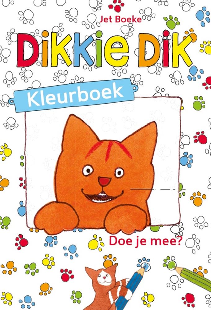 Afbeelding laden in galerijviewer, Dikkie dik kleurboek. 3+ 48 blz. pb.
