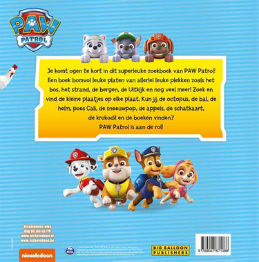 Paw patrol groot zoekboek 3+