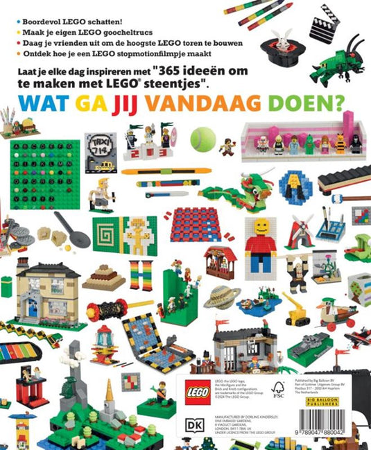 365 ideeën om te maken met lego steentje