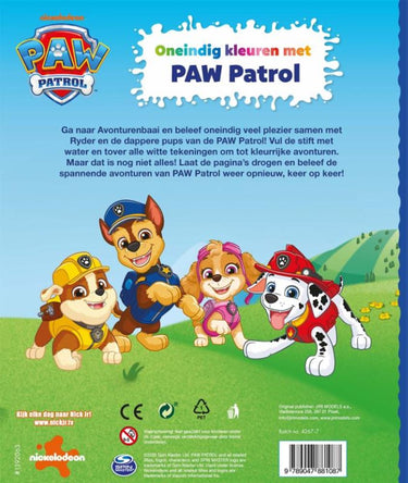 Gottmer uitgevers groep oneindig kleuren met paw patrol 3+