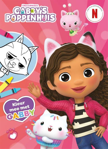 Gottmer uitgevers groep kleurboek: kleur mee met gabby 4+