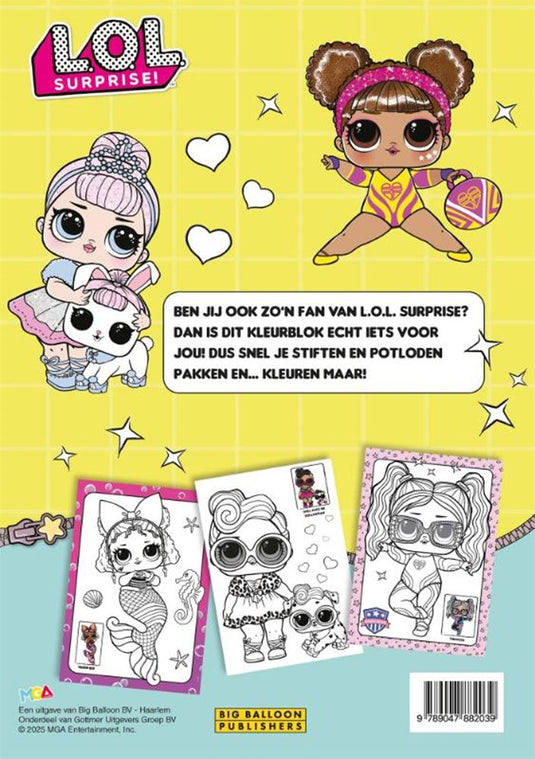 Kleurboek: l.o.l. surprise! kleurblok 4+