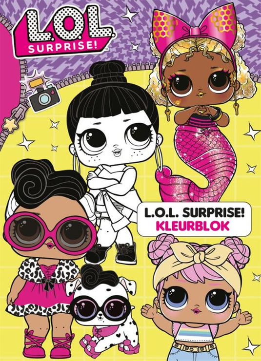 Kleurboek: l.o.l. surprise! kleurblok 4+