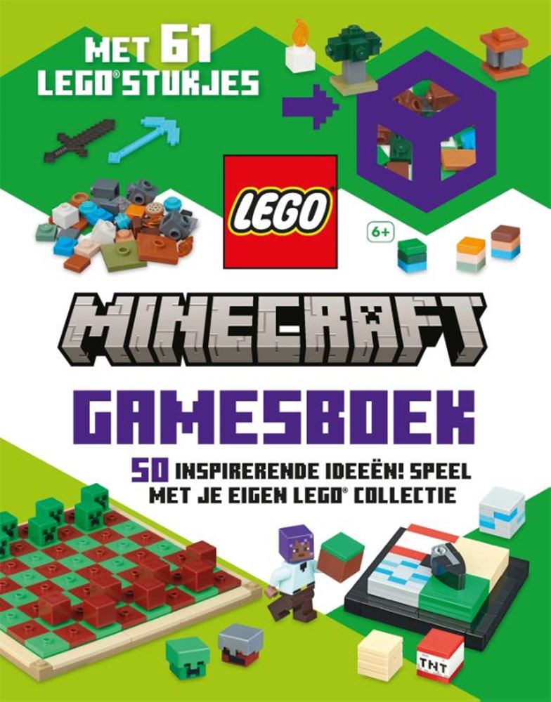 Chargez l'image dans la visionneuse de la galerie, Gottmer uitgevers groep lego minecraft spellenboek 6+
