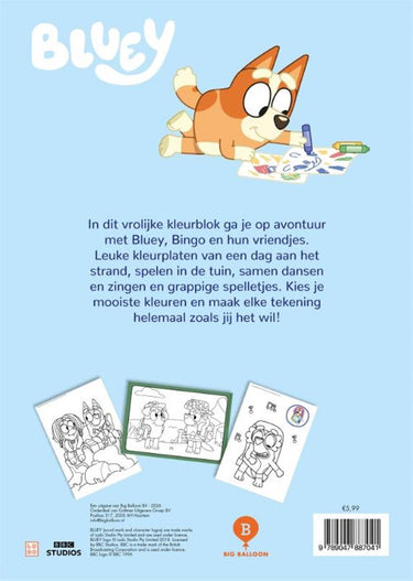 Bluey's kleurblok 3+