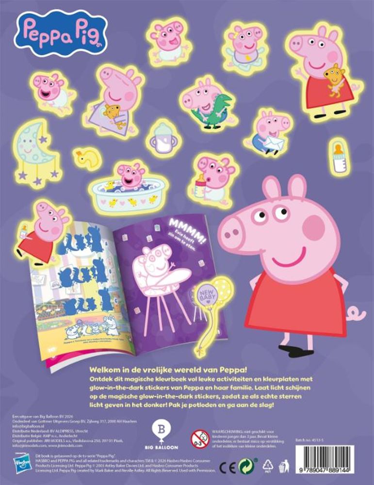 ギャラリービューアに画像をロードする, Kleuren met peppa pig glow in the dark
