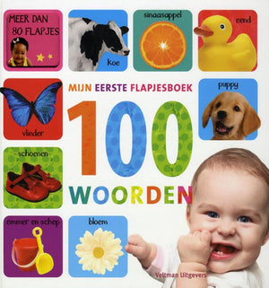 Mijn eerste flapjesboek 100 woorden. 1+