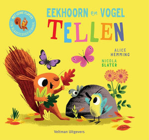 Eekhoorn en vogel ~tellen~ 1+