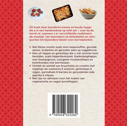 Kookboek: 500 borrelhapjes volwassene | 3 stuks