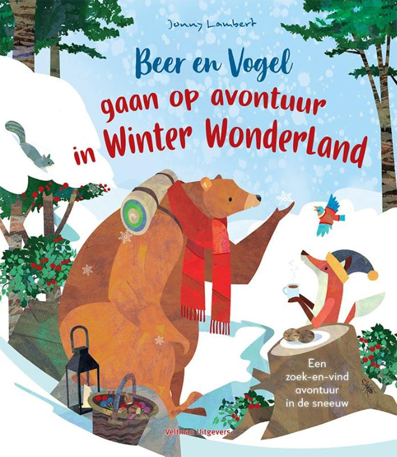 Chargez l'image dans la visionneuse de la galerie, Beer en vogel gaan op avontuur in winter
