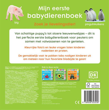 Kartonboek mijn eerste babydierenboek 0+