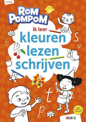 Wpg uitgevers rompompom ik leer kleuren, lezen en schrijven (4-6 jaar)