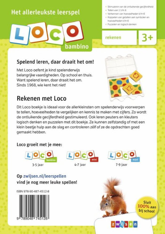 Loco bambino loco bambini, rekenpuzzels. 3+