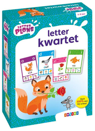 Wpg uitgevers letterplons letterkwartet. 4+