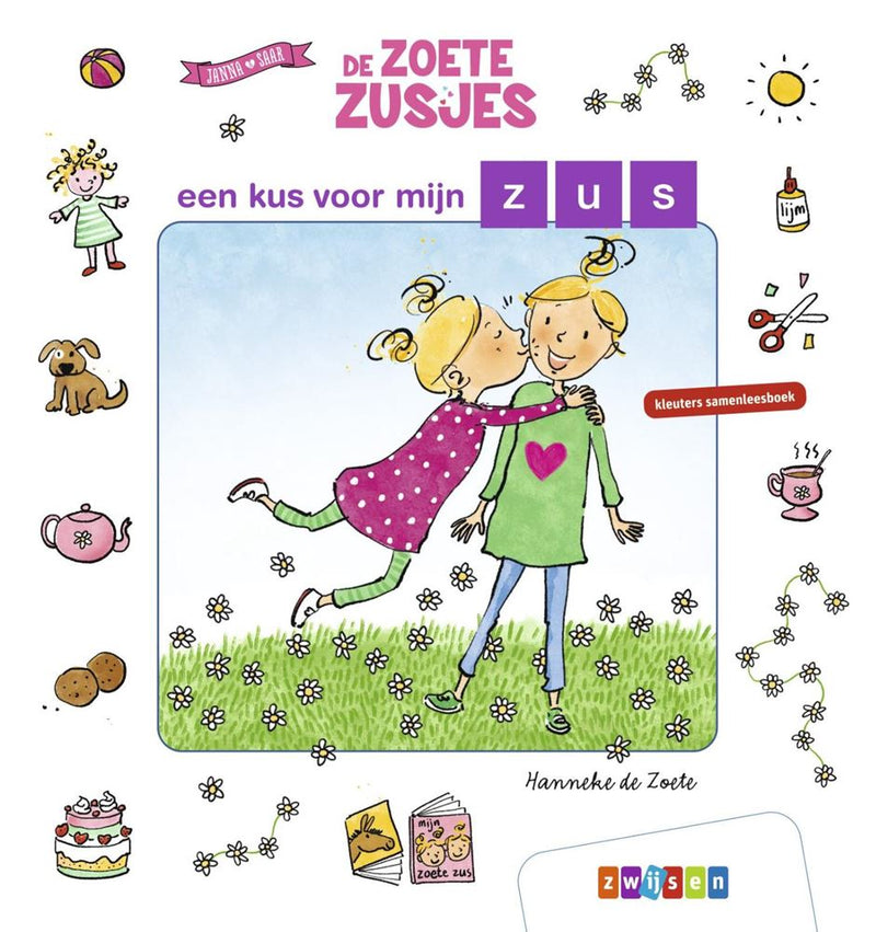 Afbeelding laden in galerijviewer, Centraal boekhuis zoete zusjes: een kus voor mijn zus 4+
