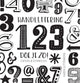 Handlettering 123 doe je zo
