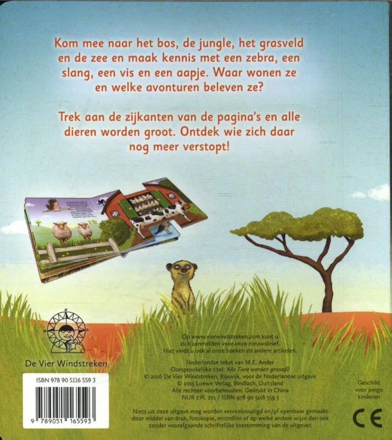 Afbeelding laden in galerijviewer, Alle dieren worden groot (uitschuifboek)
