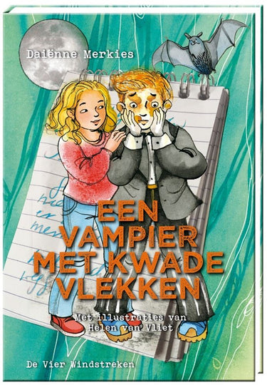 Een vampier met kwade vlekken.