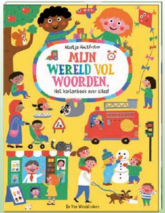 Kartonboek: mijn wereld vol woorden. 2+