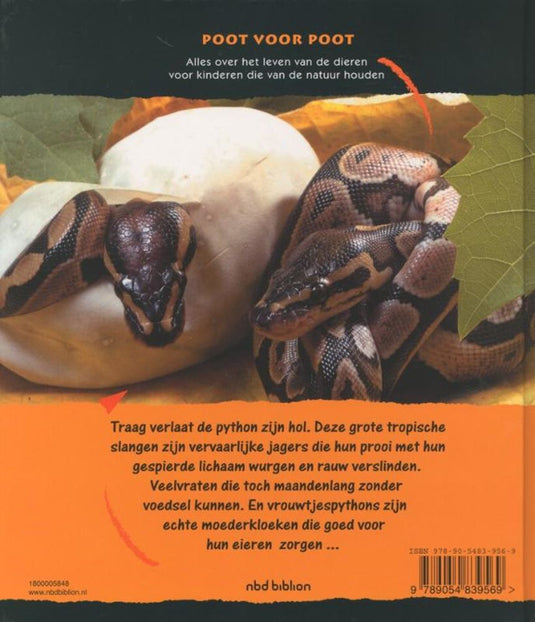 Poot voor poot: pythons. 8+