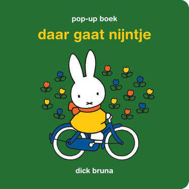Kartonbopop-up boek daar gaat nijntje 1+