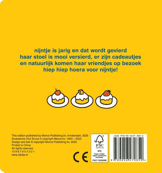 Hoera voor nijntje. doorkijkboek. 1+