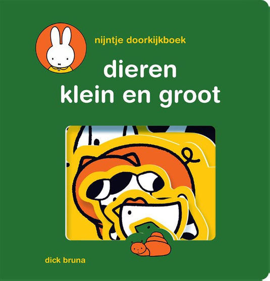 Centraal boekhuis nijntje doorkijkboek, dieren klein en groot