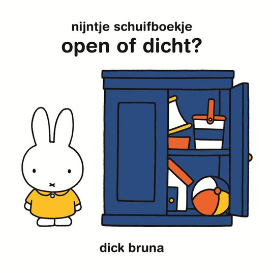 Nijntje schuif, open of dicht (karton).