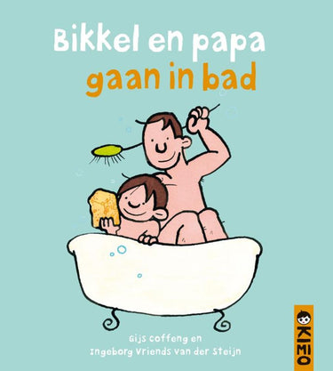 Bikkel en papa gaan in bad. 2+