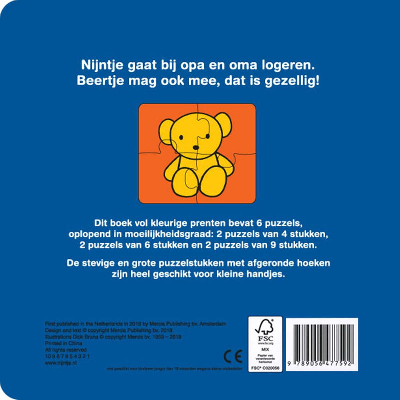 Afbeelding laden in galerijviewer, Nijntje logeert bij opa en oma (puzzelbo
