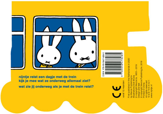 Nijntjes treinreis. kartonboekje 1+