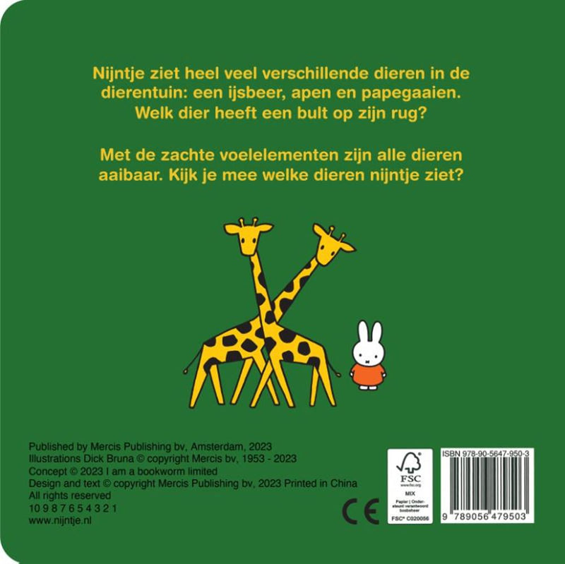 ギャラリービューアに画像をロードする, Centraal boekhuis voelboek, met nijntje naar de dierentuin
