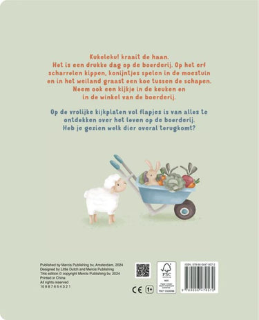 Little dutcmijn flapjesboek boerderij 2+