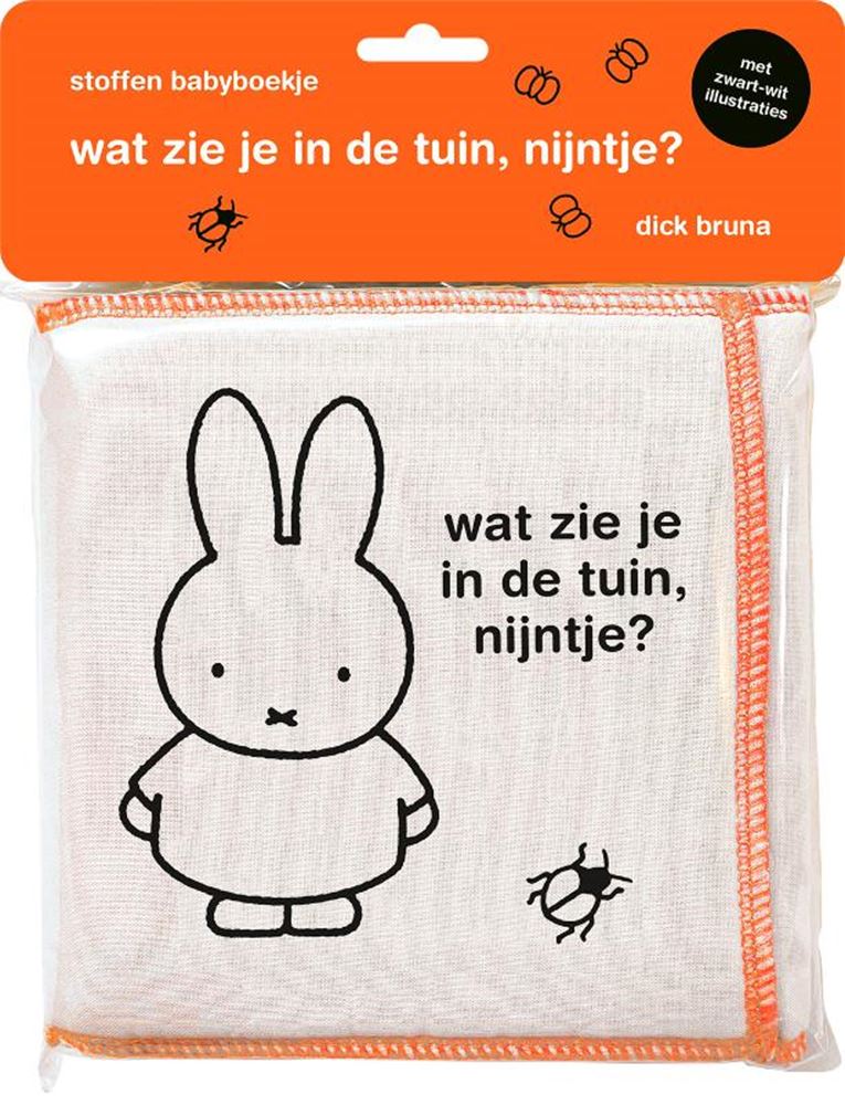 Afbeelding laden in galerijviewer, Stoffen babyboekje, wat zie je in de tui
