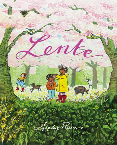Kartonboek lente. 1+