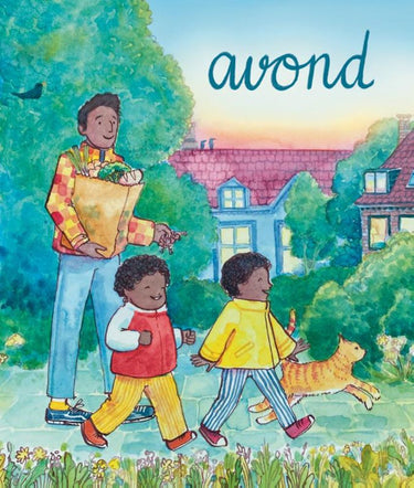 Avond. kartonboek. 3+