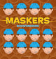 Maskers maken - bouwvakkers