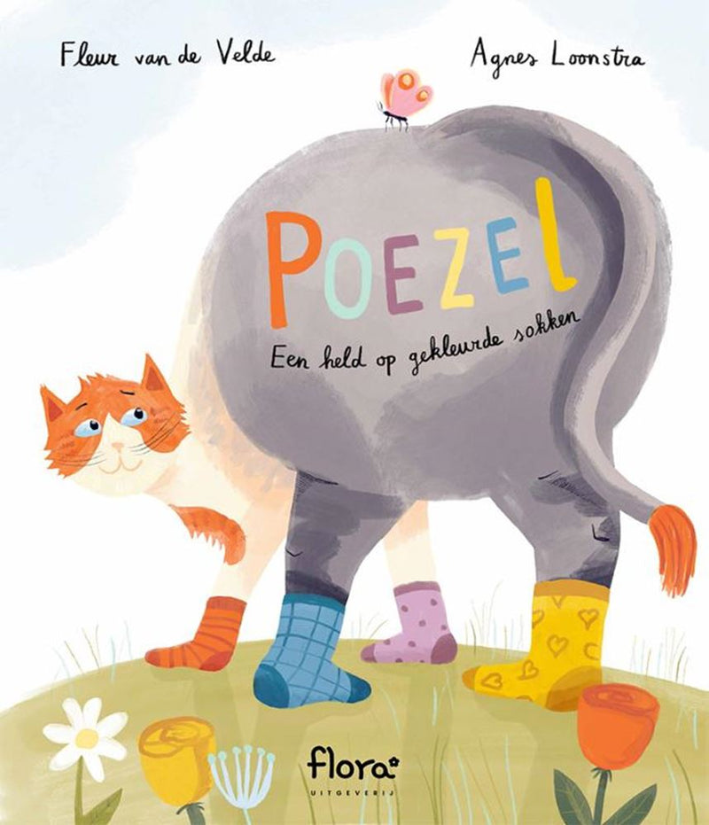Afbeelding laden in galerijviewer, Prentenboek: poezel. een held op gekleur
