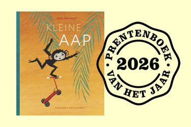 Prentenboek 2026: kleine aap. 4+