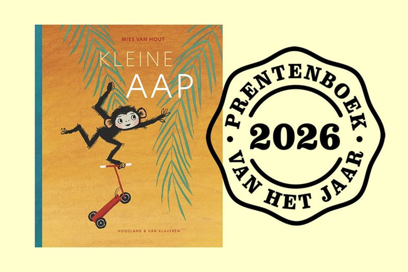 Afbeelding laden in galerijviewer, Prentenboek 2026: kleine aap. 4+
