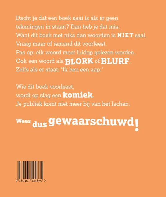 Het boek zonder tekeningen. 3+