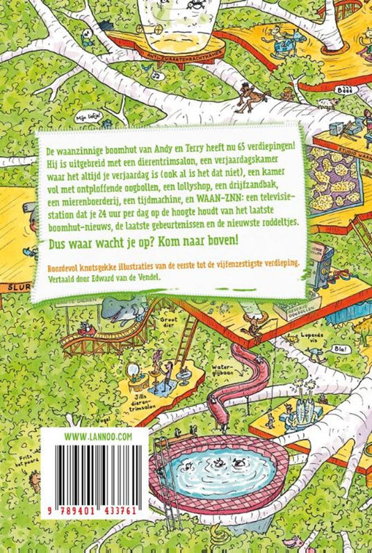 Centraal boekhuis de waanzinnige boomhut van 65 verdiepingen
