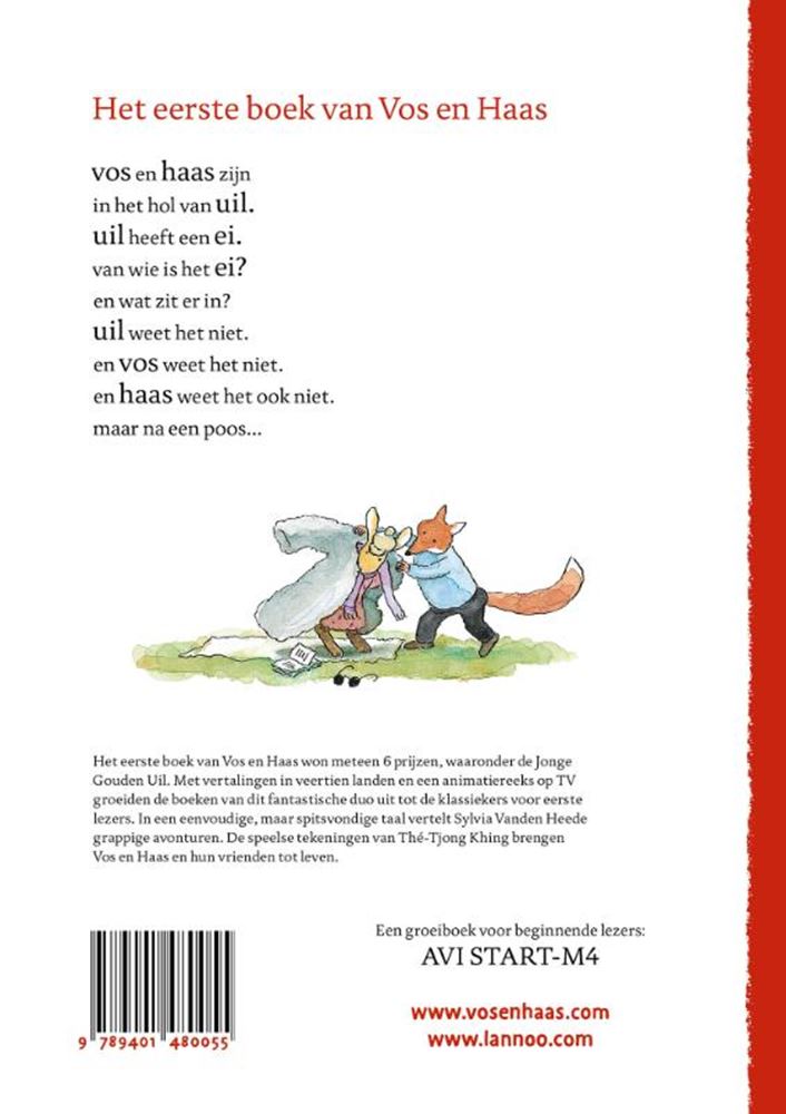 Afbeelding laden in galerijviewer, Overige merken het eerste boek van vos en haas. avi-sta
