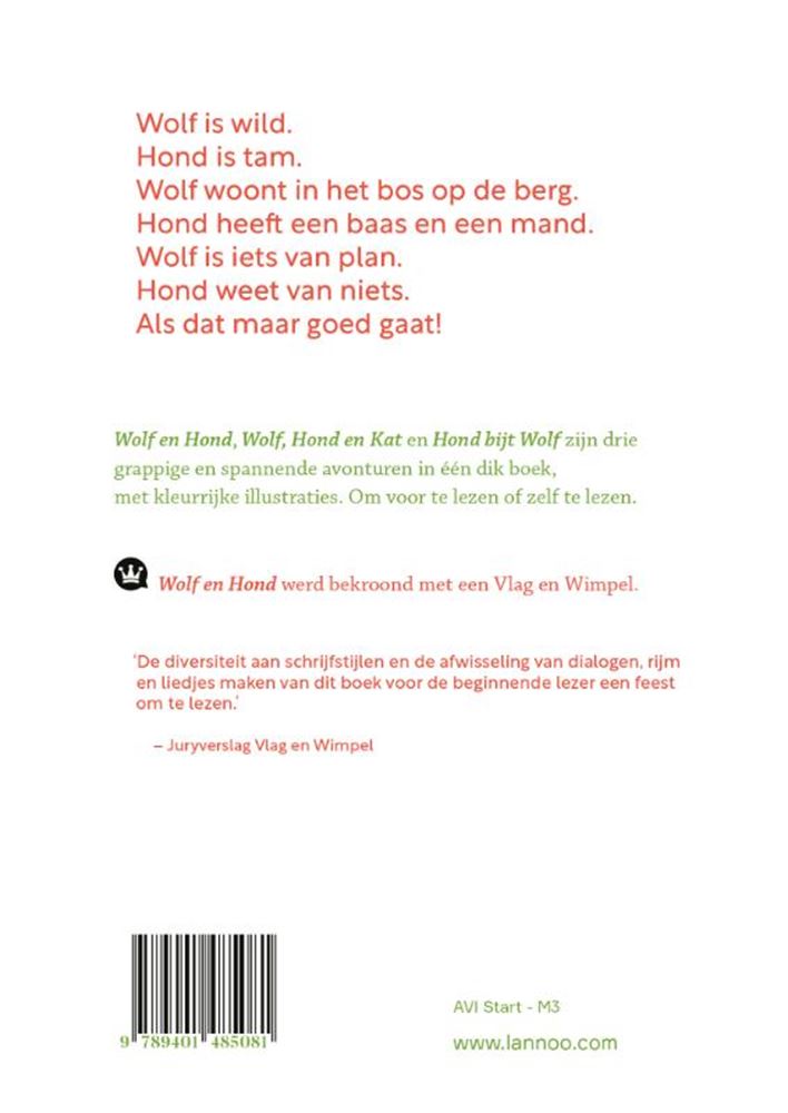 Chargez l'image dans la visionneuse de la galerie, Het dikke boek van wolf en hond. 4+
