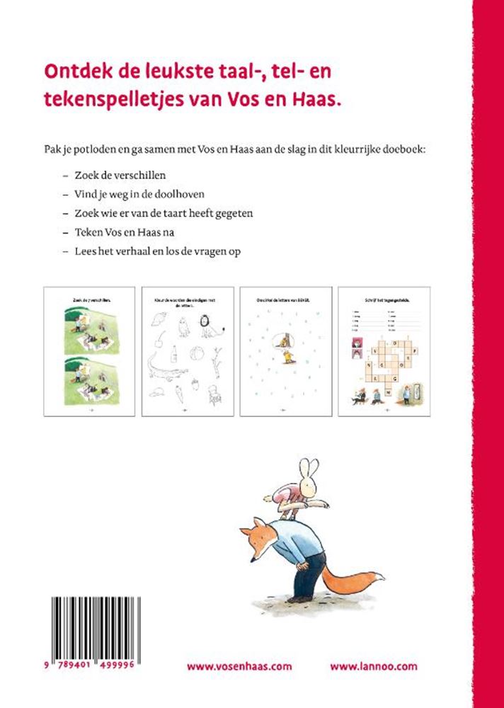 ギャラリービューアに画像をロードする, Vos en haas - het superdikke doeboek 6+
